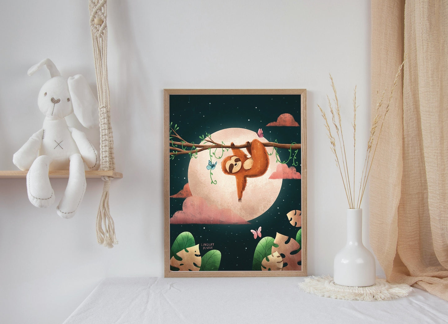 Midnight Sloth Art