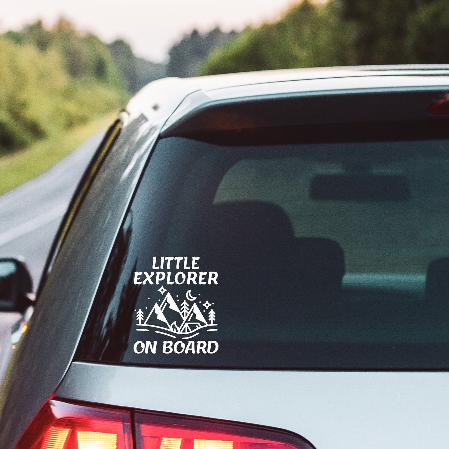 Little Explorer Car Decal Sticker
