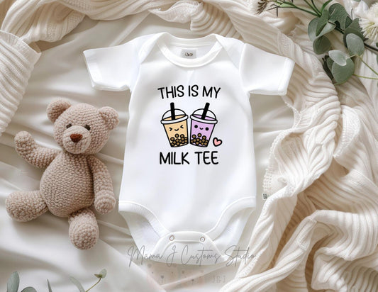 This is My Milk Tee Baby Onesie