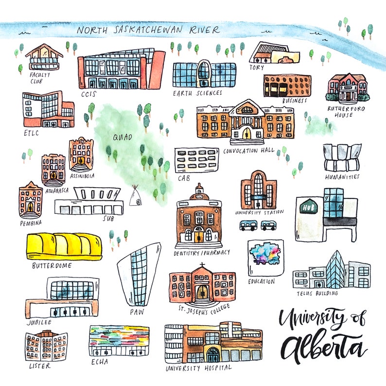 U of A Campus Map
