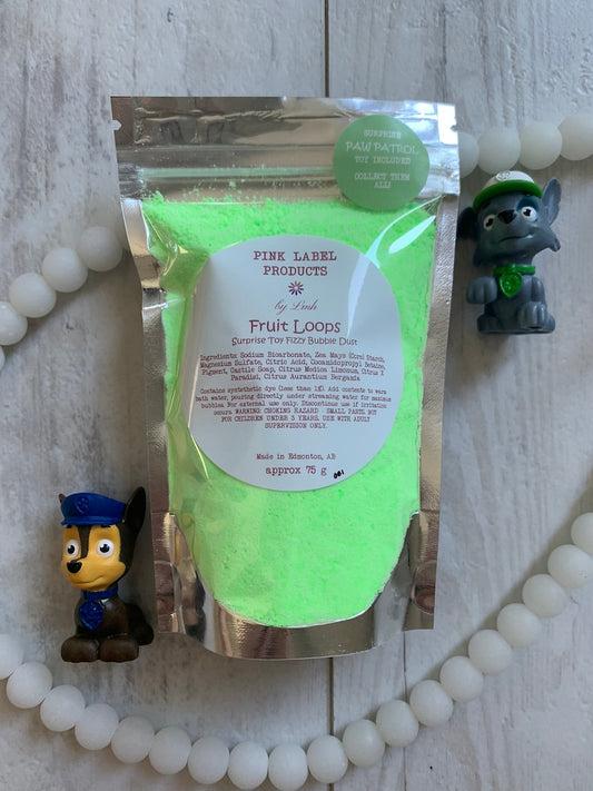 Green Surprise Toy Fizzy Bubble Dust