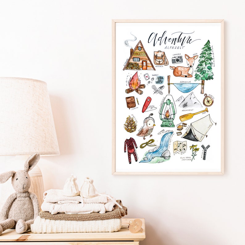 Adventure Alphabet Print