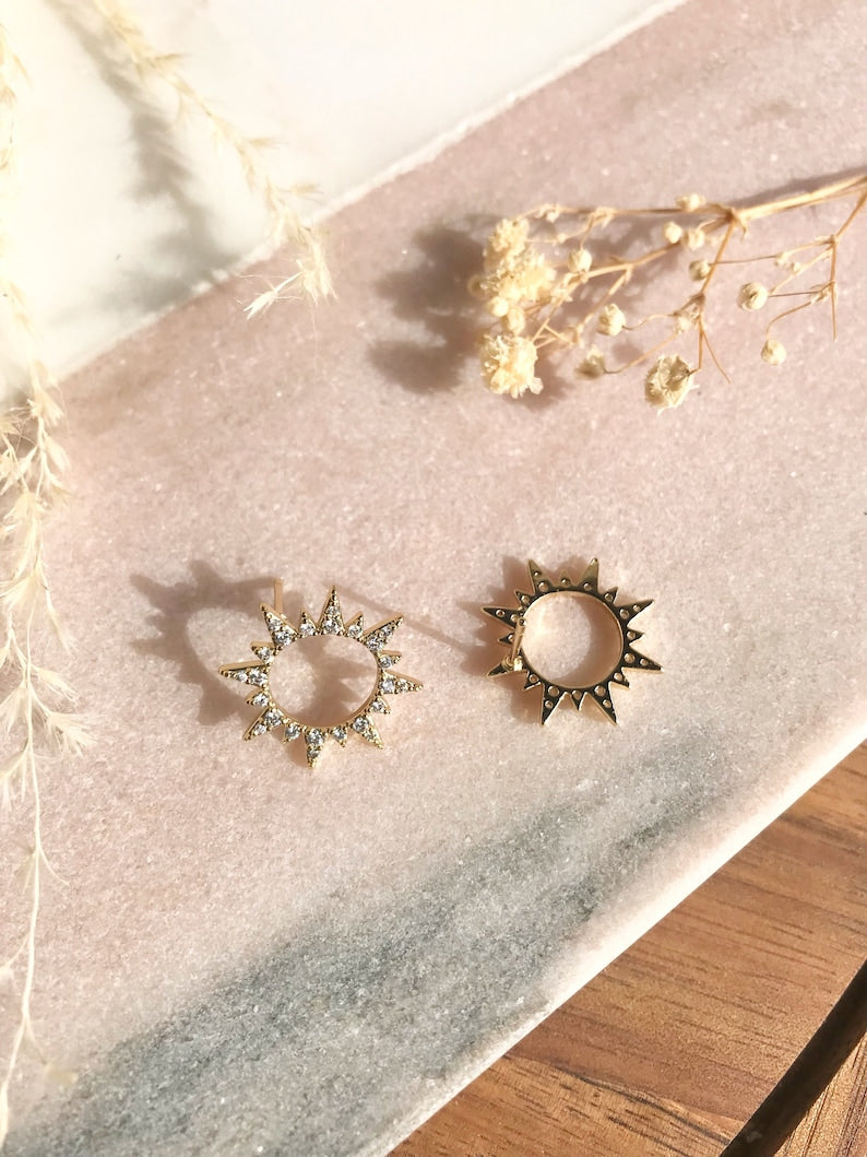 Zircon Sunshine Studs