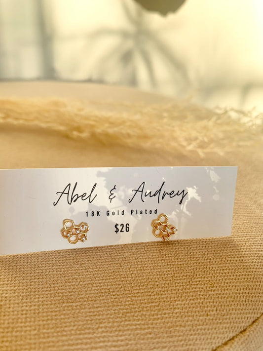 Zircon Honeycomb Studs