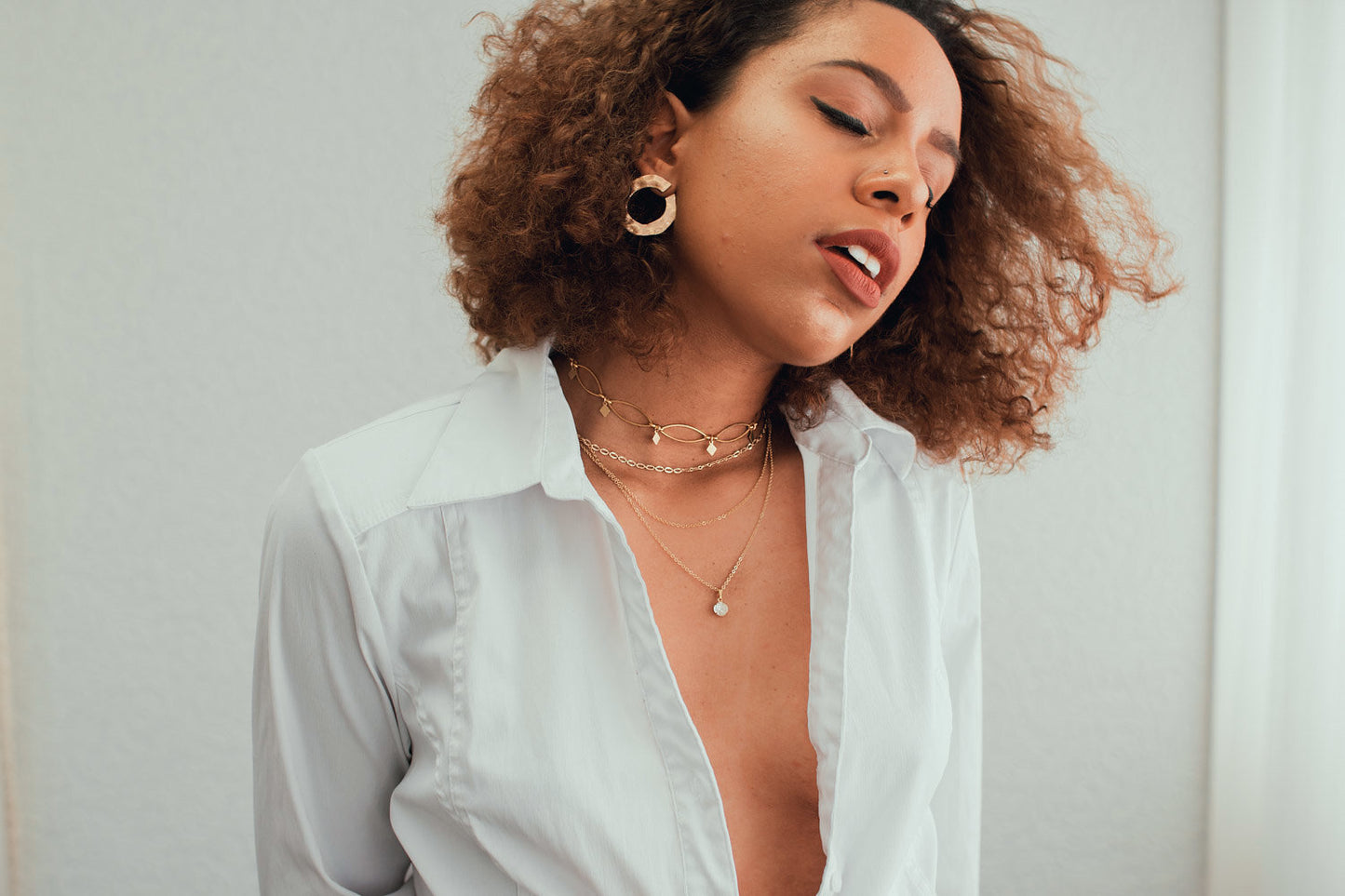 Gold Harlow Earrings