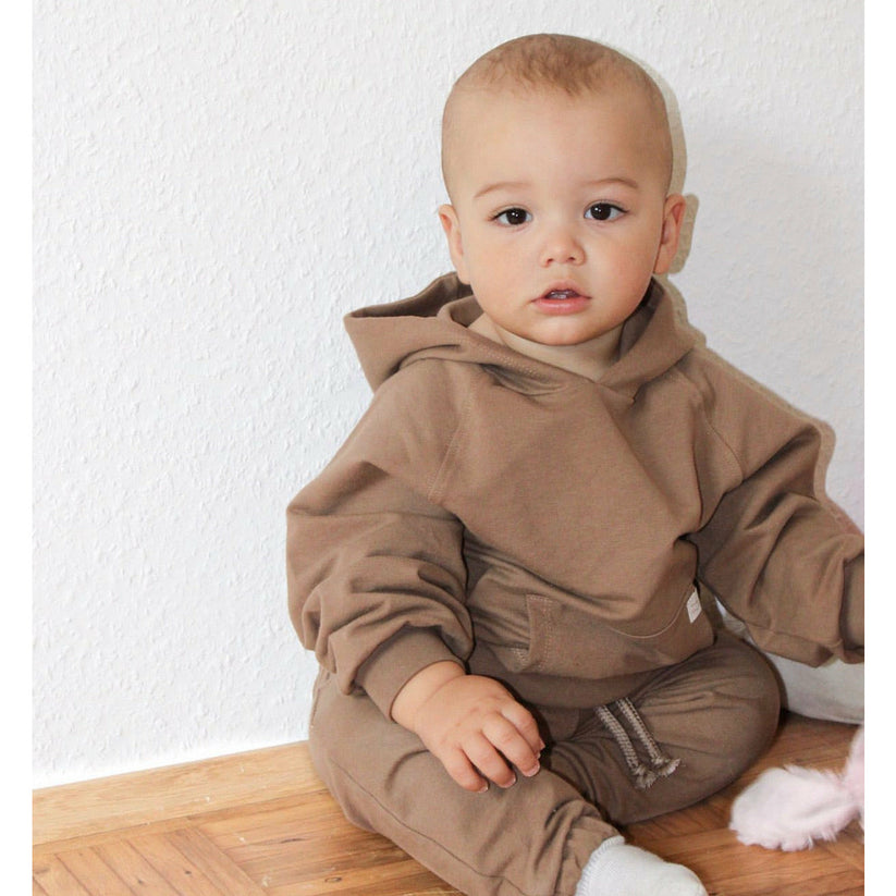 Organic Hoodie in Cocoa