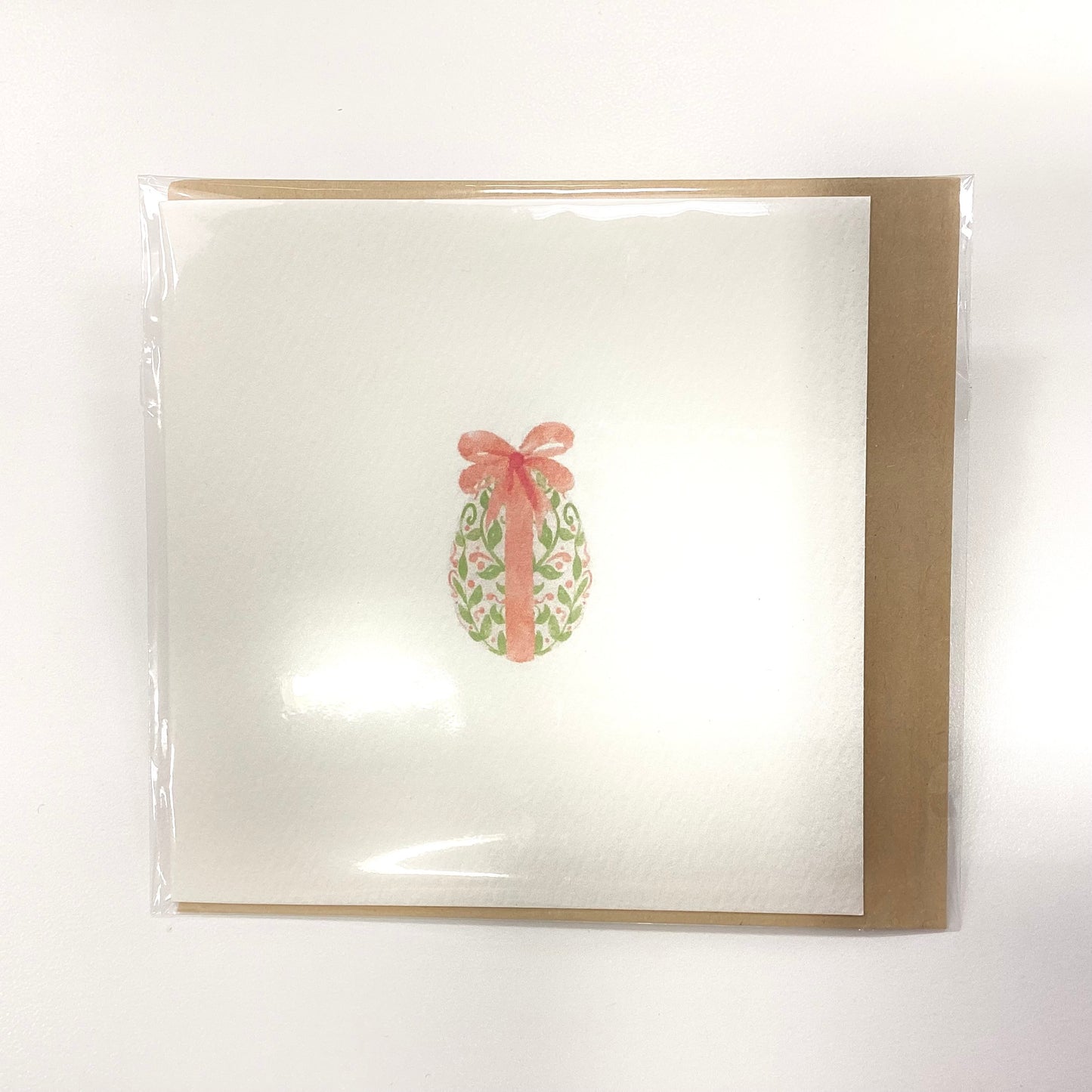 Green Easter Egg Mini Card