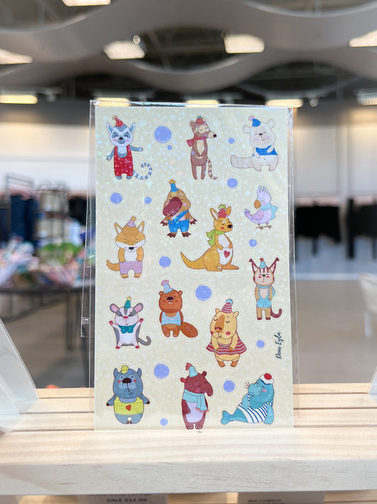 Animals Sticker Sheet