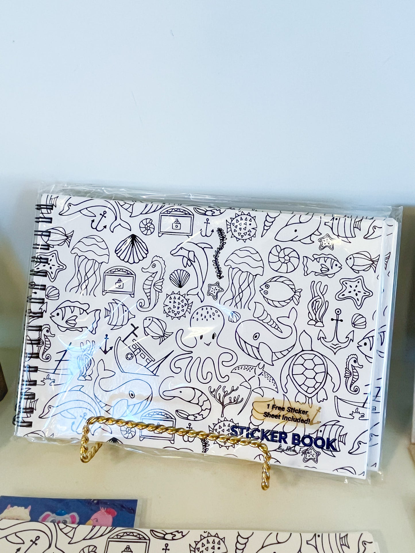 White Sea Life Sticker Book