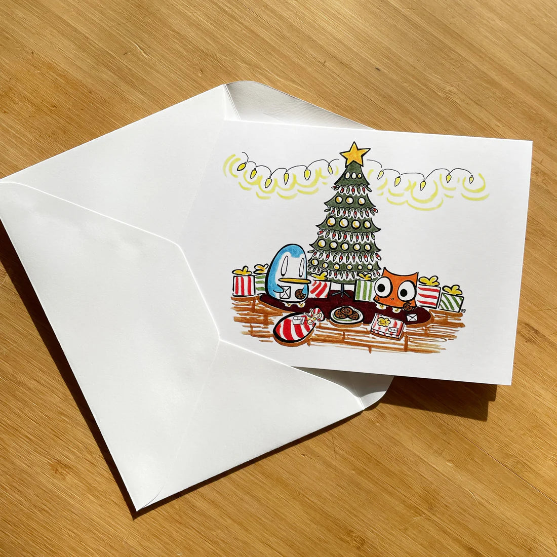 Christmas Morning Greeting Card