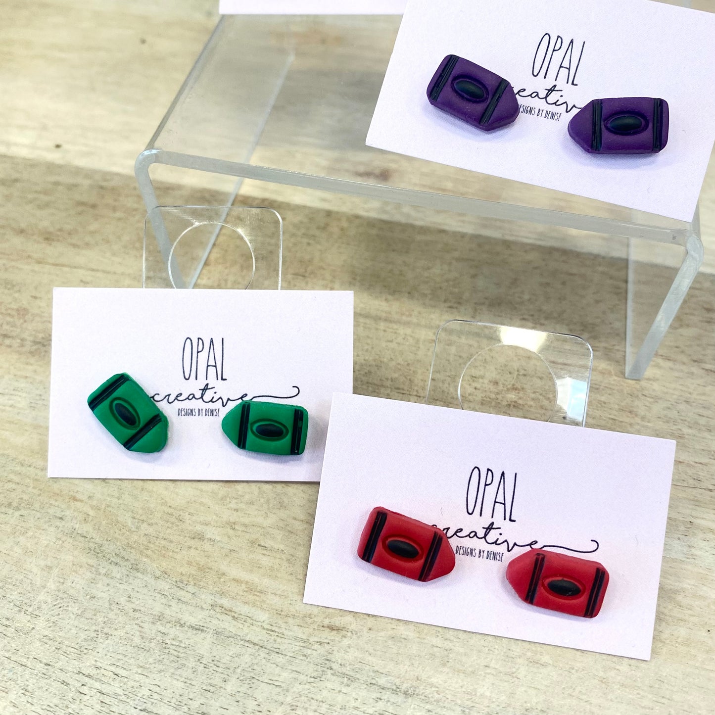 Crayon Stud Earrings
