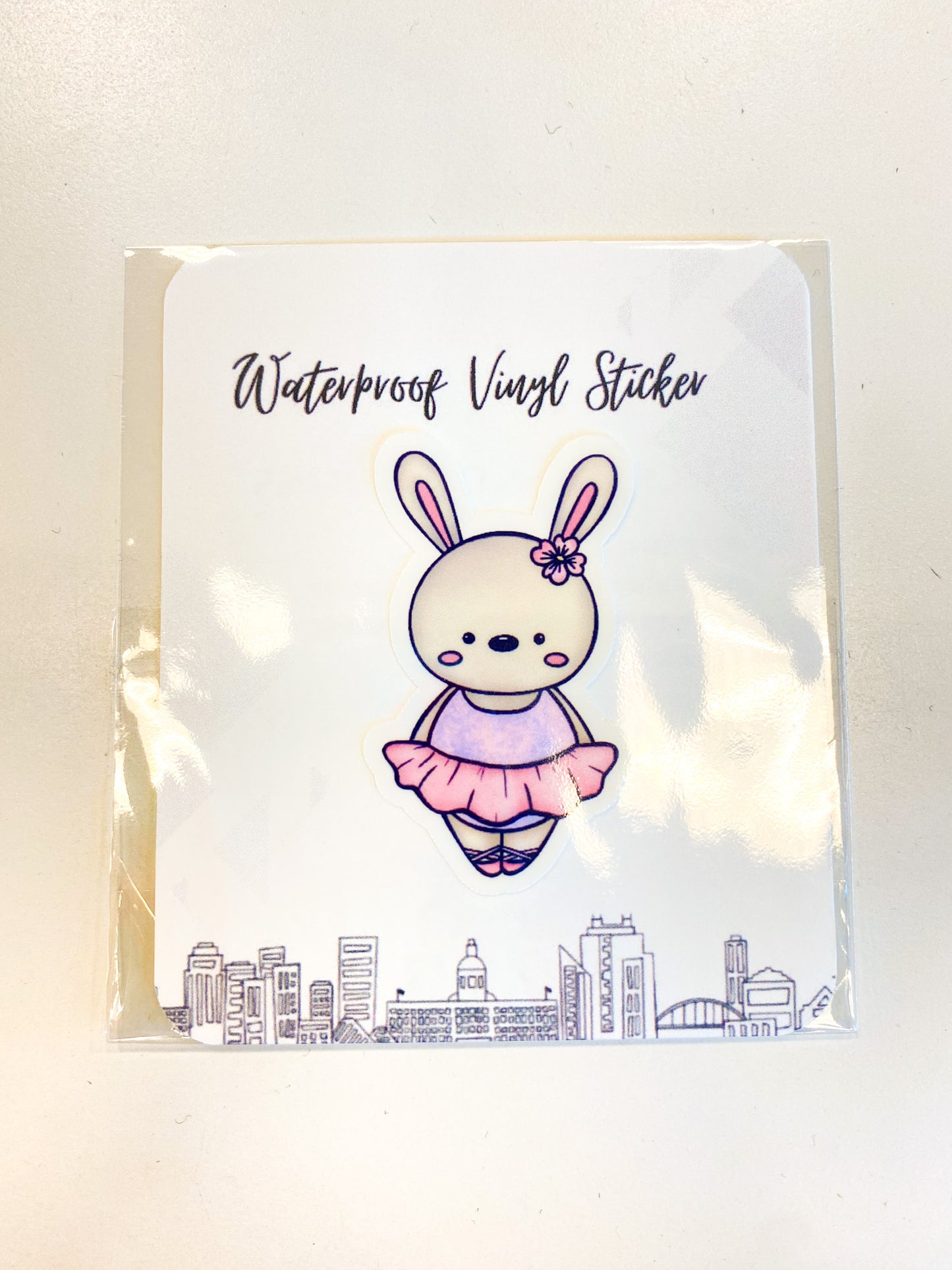 Bunny Ballerina Sticker