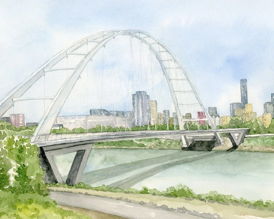 The Walterdale Bridge Framed Print