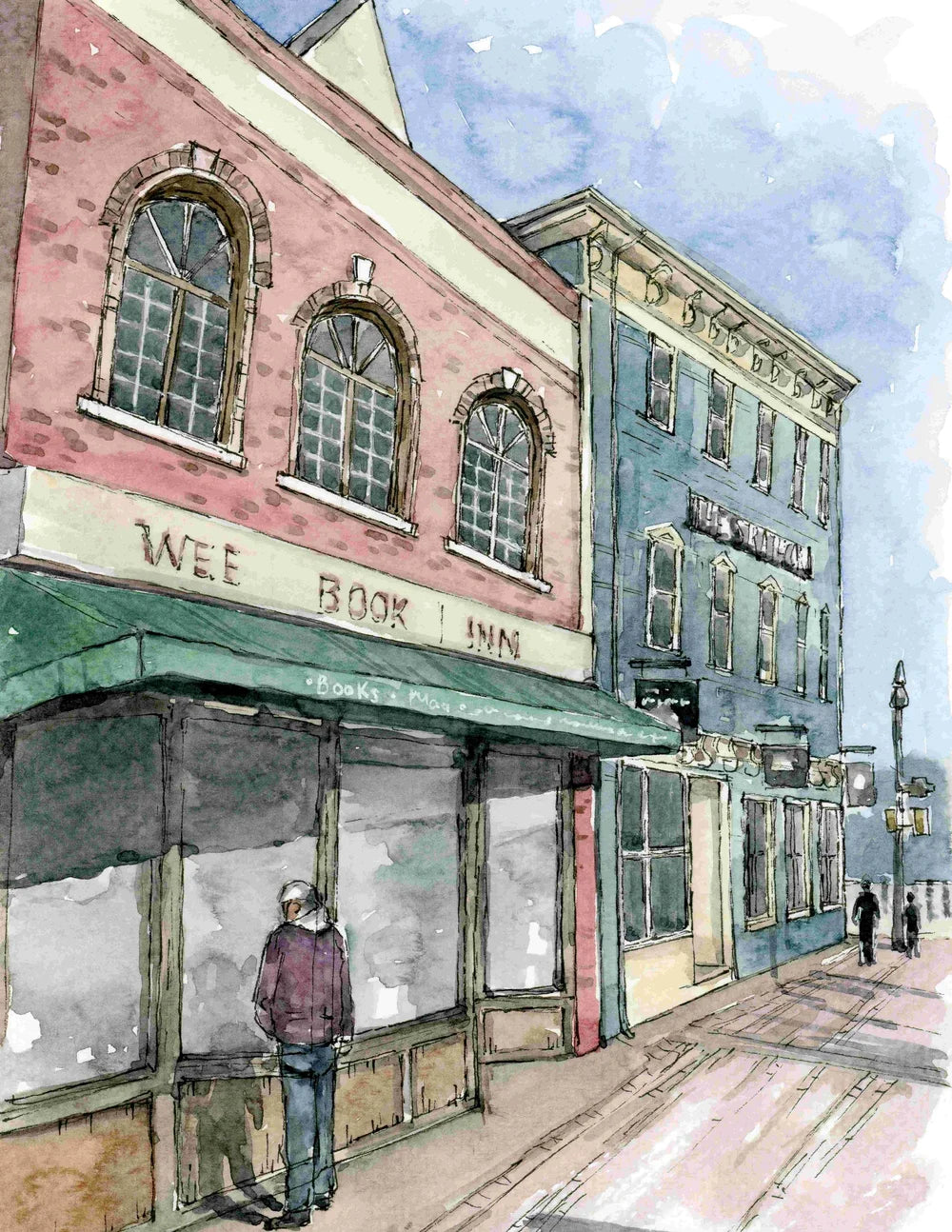 Wee Book Inn Framed Print