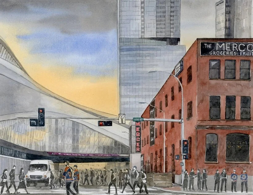 Rogers Place Framed Print