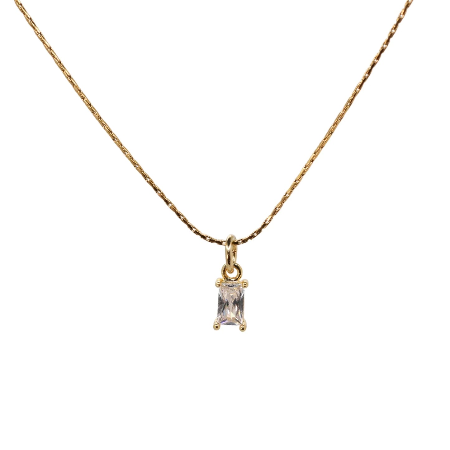 Jolie Pendant Necklace in Silver