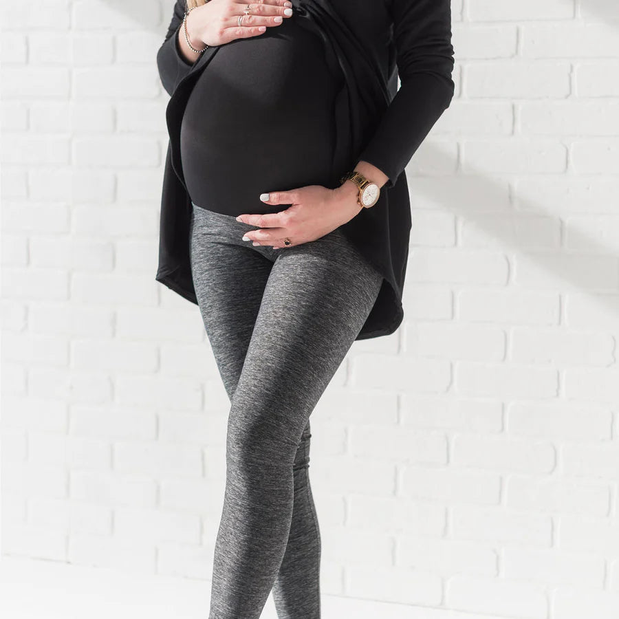 Lynx Leggings in Heathered Graphite Grey - Final Sale