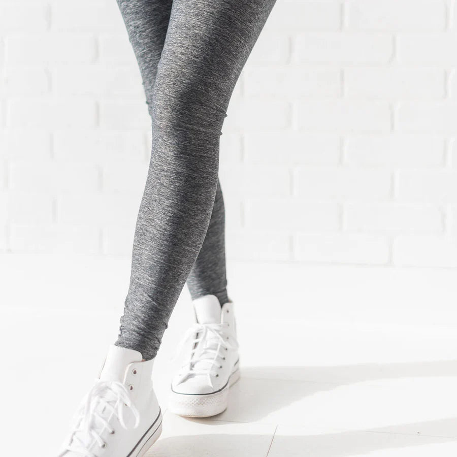 Lynx Leggings in Heathered Graphite Grey - Final Sale