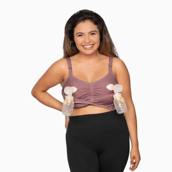 Sublime® Hands-Free Pumping & Nursing Bra in Twilight