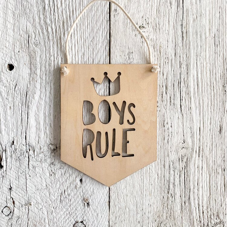 Boys Rule Banner