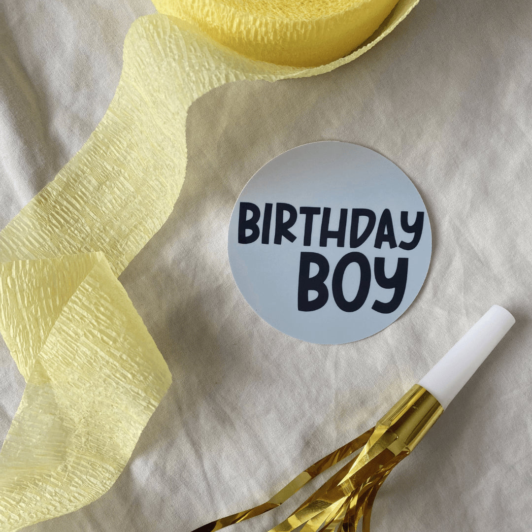 Birthday Boy Sticker