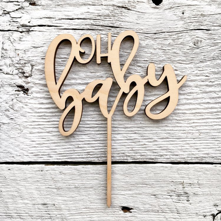 Oh Baby Cake Topper