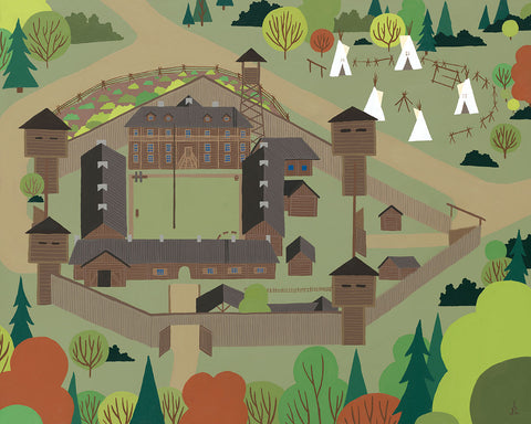 Fort Edmonton Print