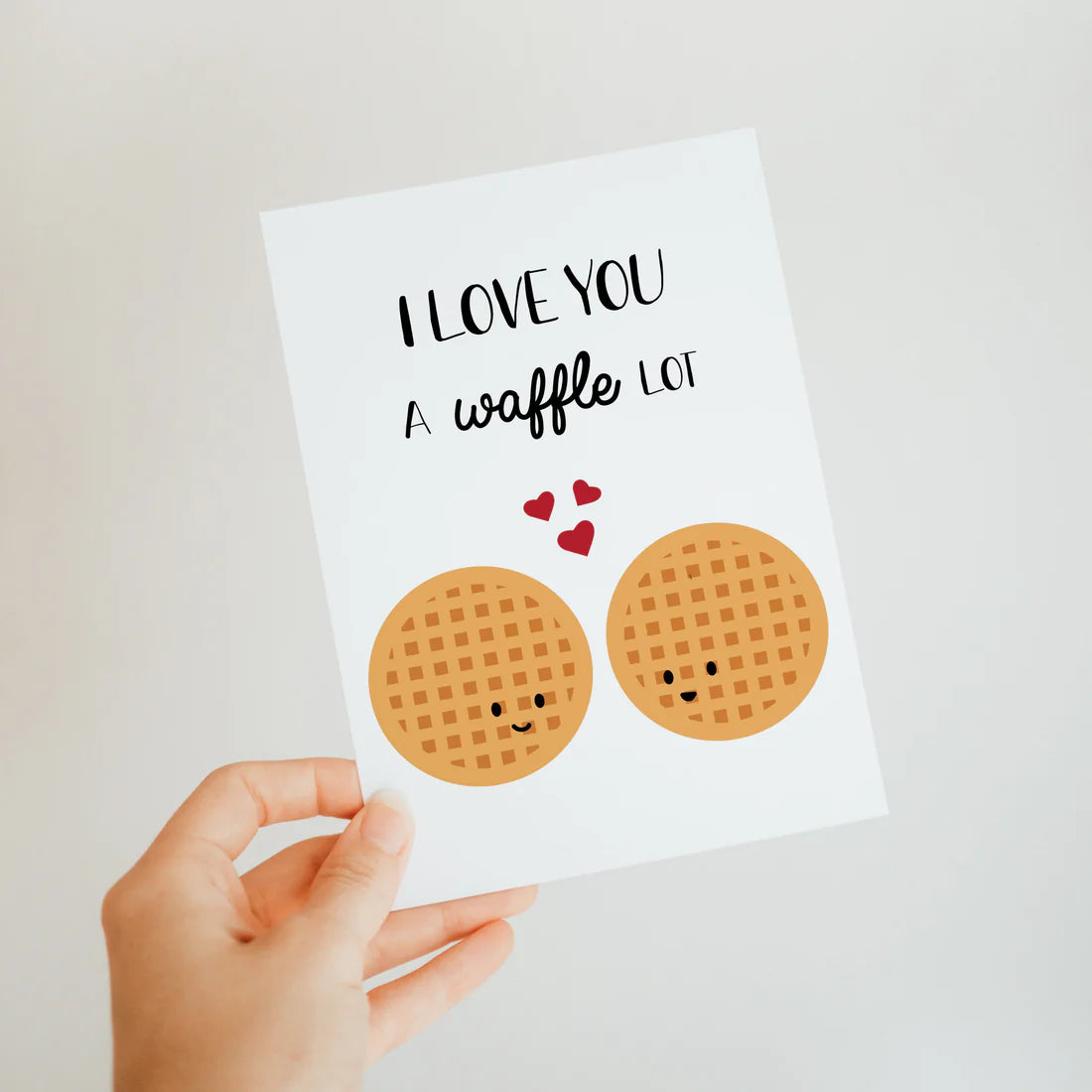 I Love You a Waffle Lot Card