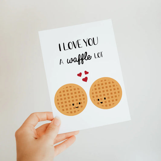 I Love You a Waffle Lot Card