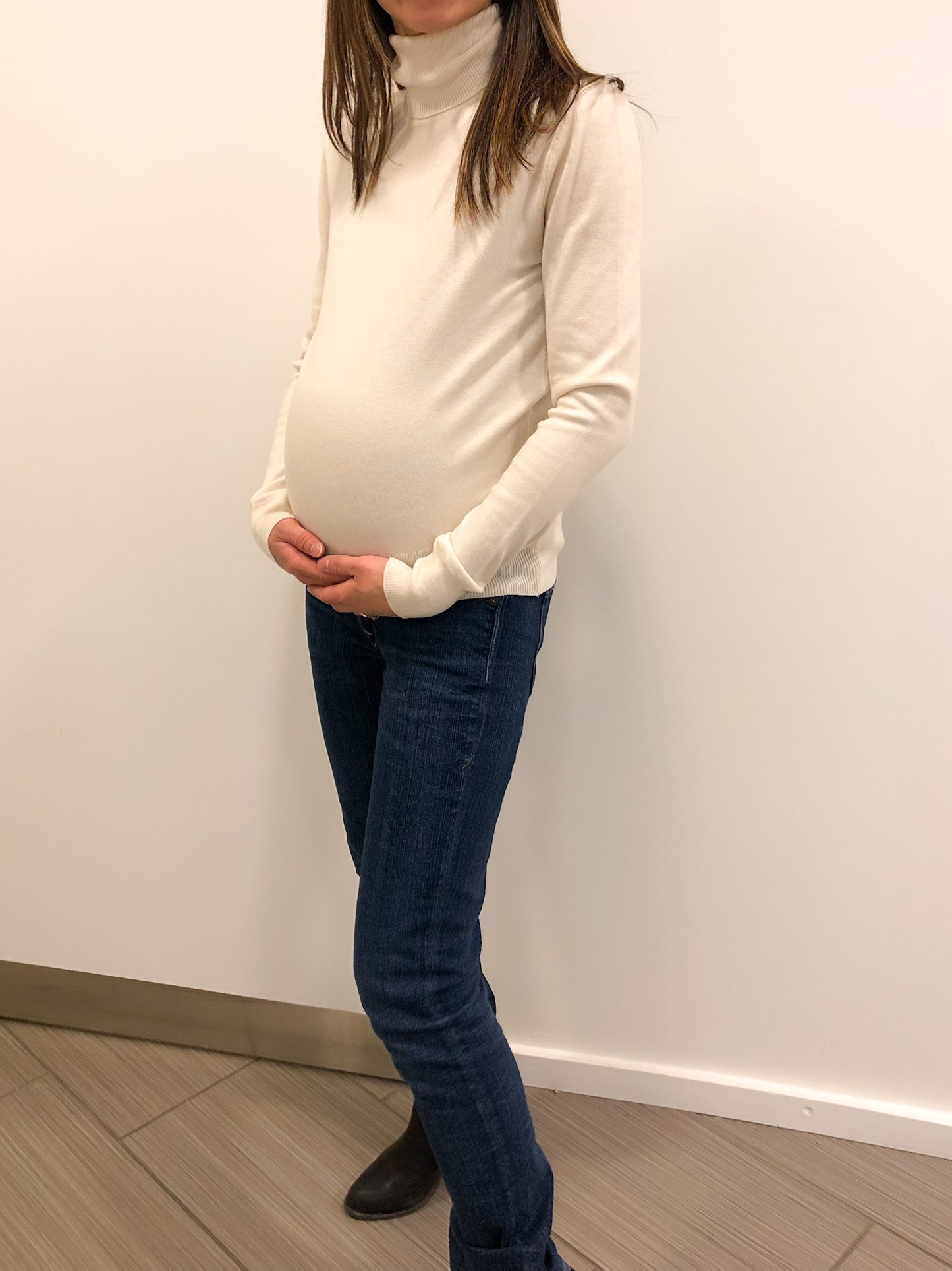 Lillian Turtleneck in Light Beige