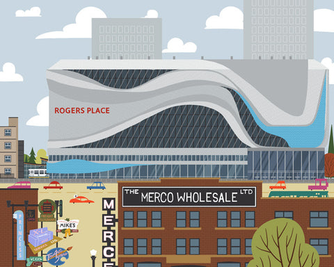 Rogers Place Print