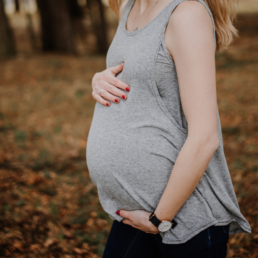 Sasha Nursing Tank Top in Grey - 2XL Final Sale