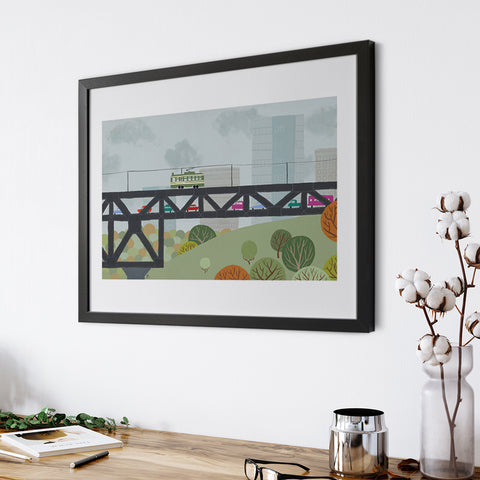 High Level Bridge Print