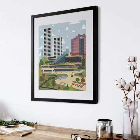 Downtown Edmonton Print
