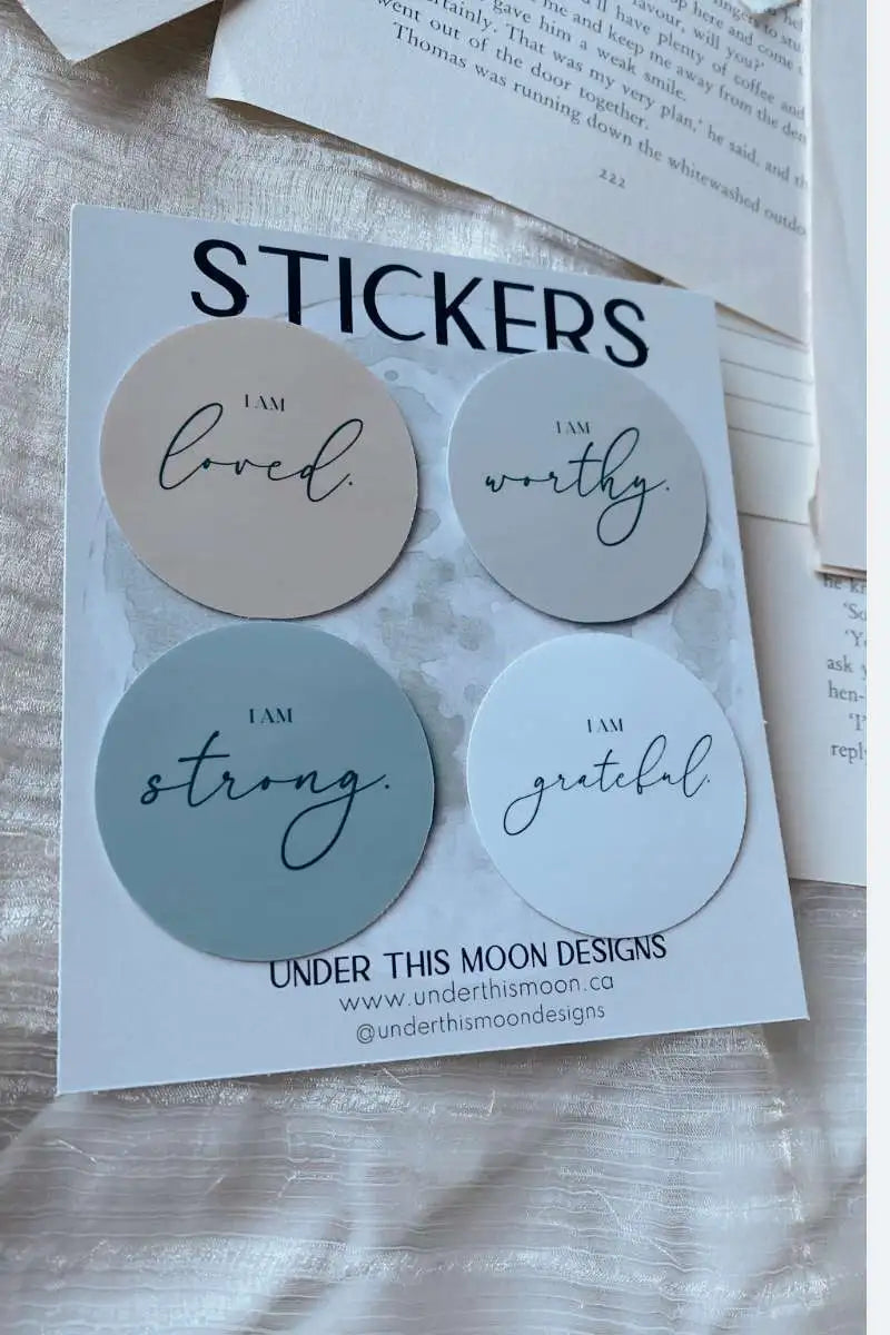 I AM Affirmation Stickers Four Pack