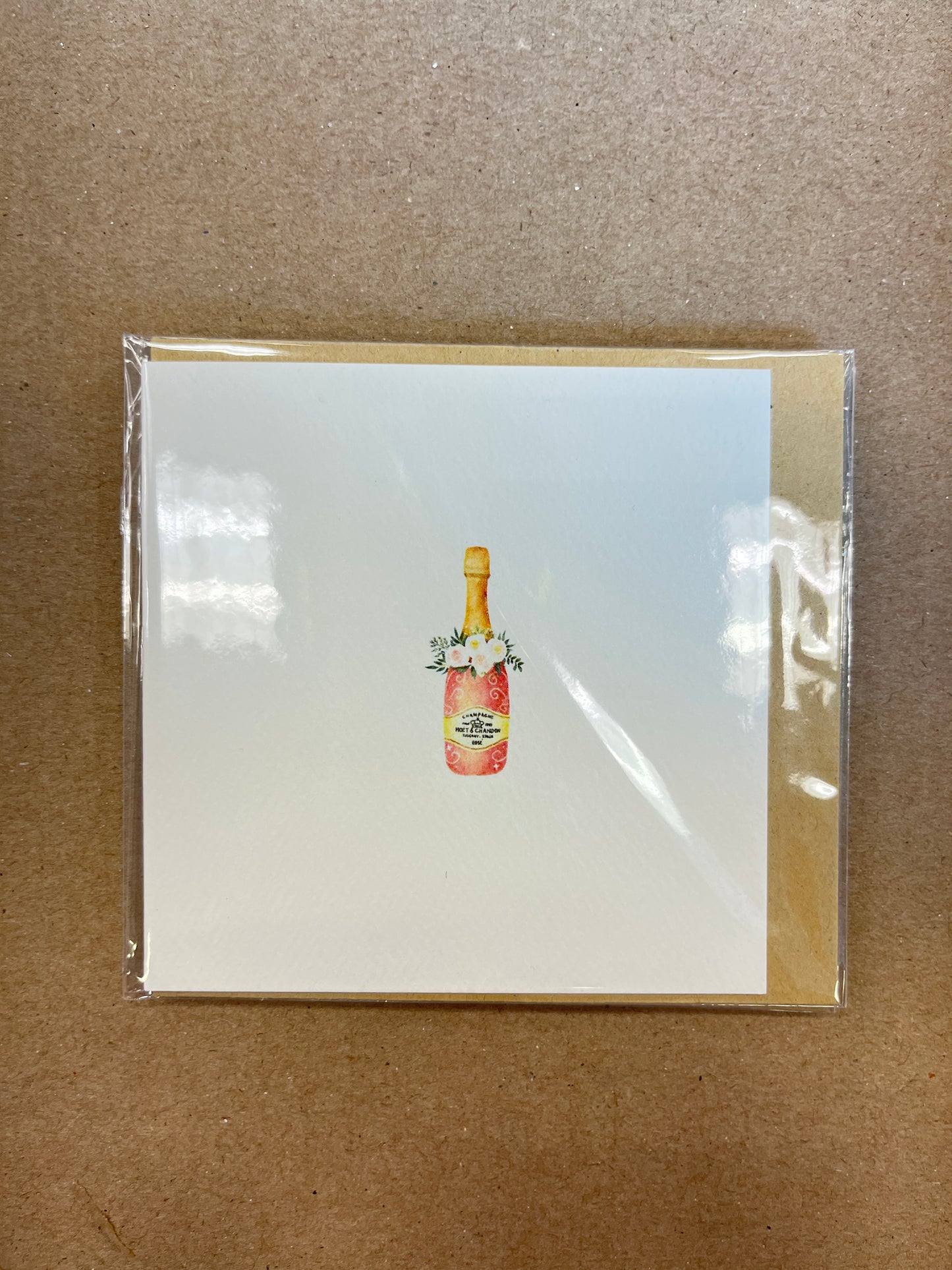 Champagne Mini Card