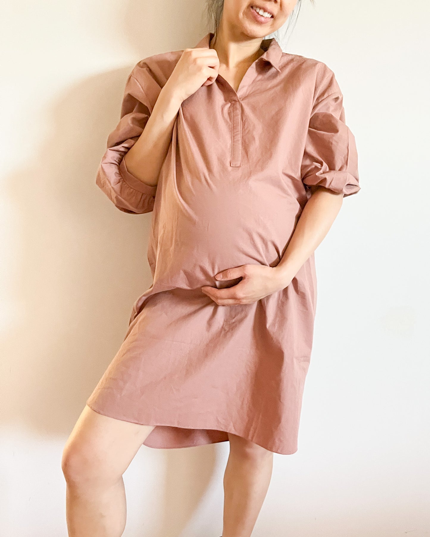 Rose Tunic Shirt Dress