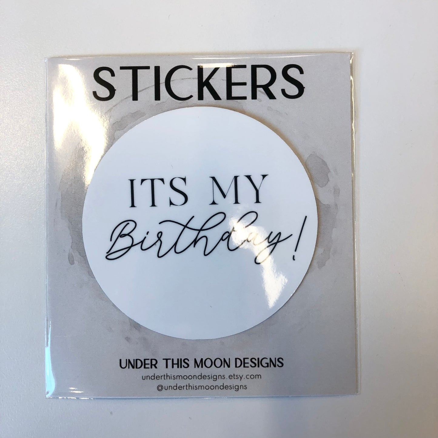 It's My Birthday Sticker