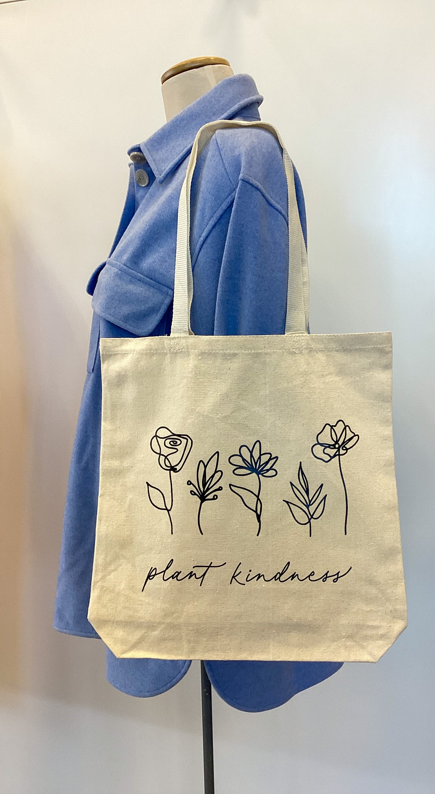 Plant Kindness Canvas Totebag