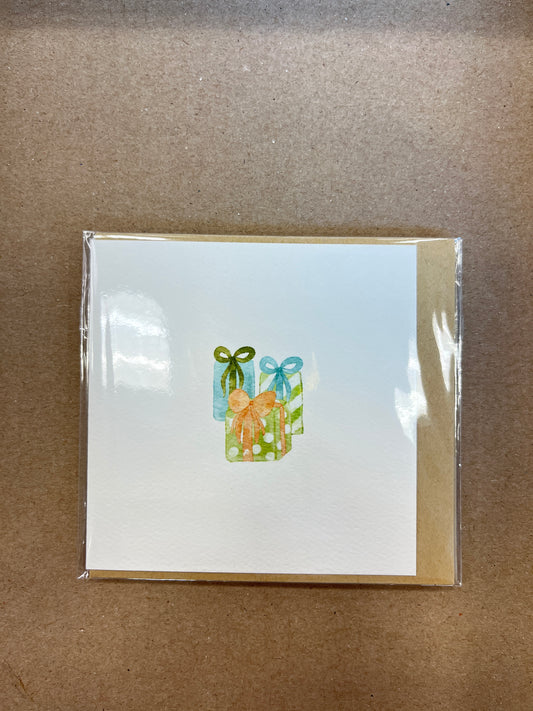 Green Presents Mini Card