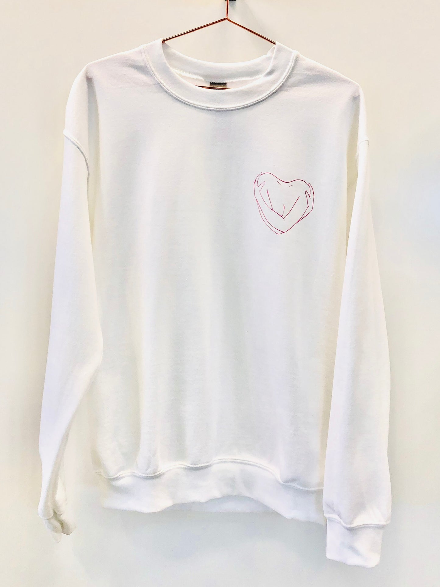 Self Love White Crew