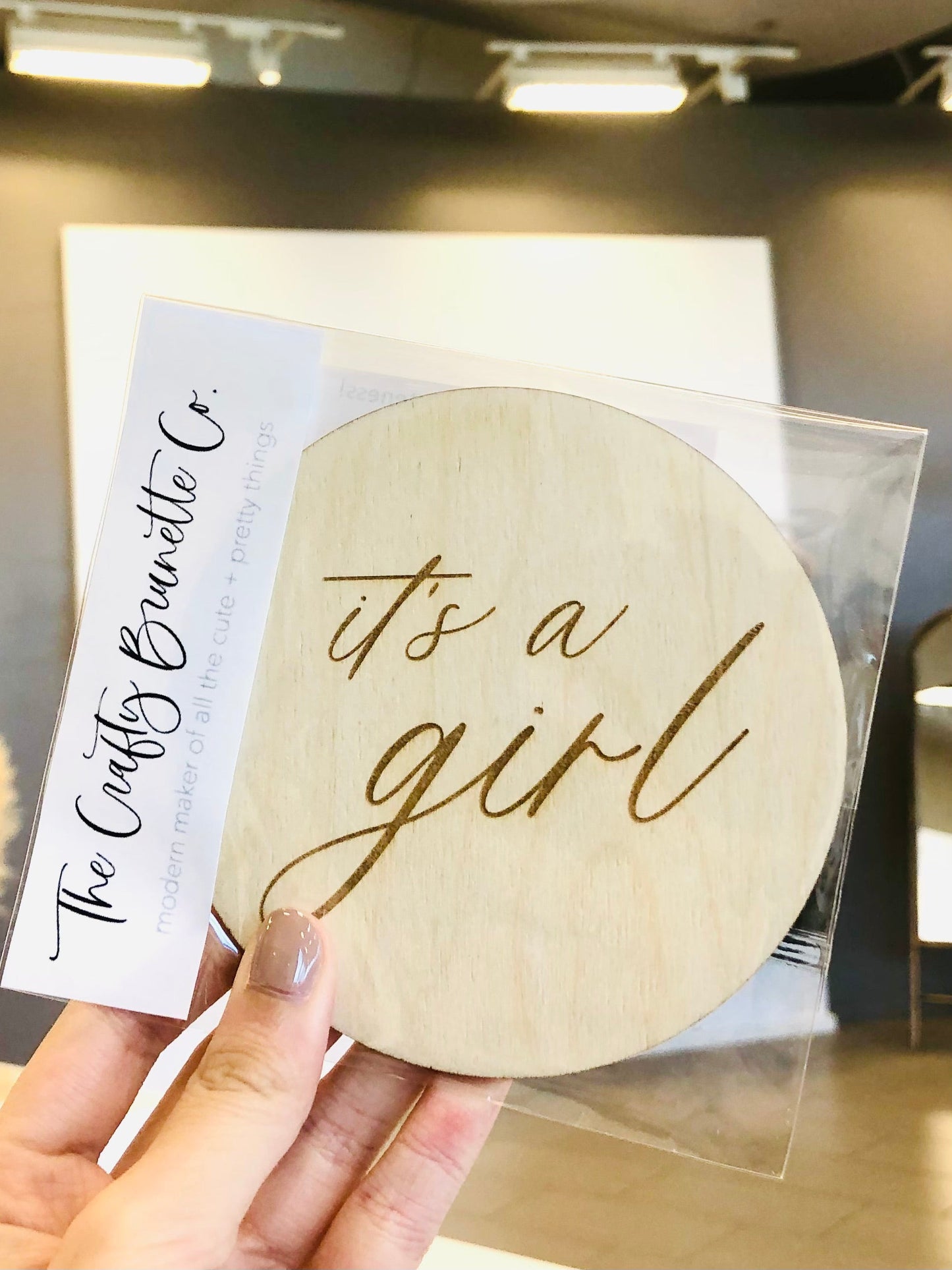 It's a Boy, It's a Girl Wooden Sign