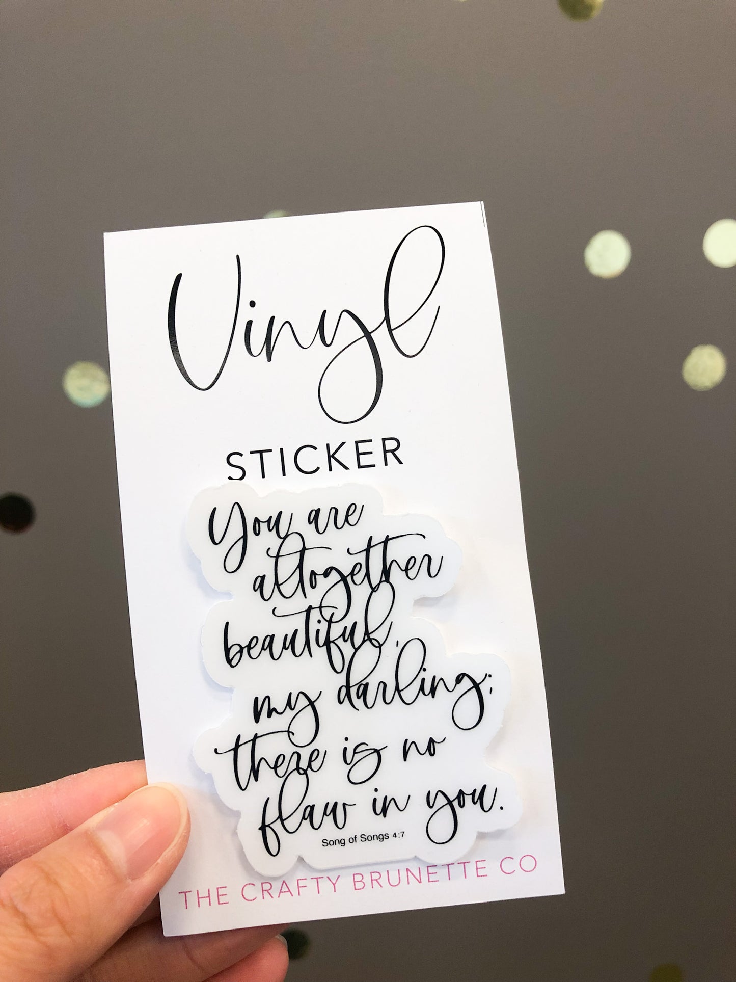 Beautiful My Darling Sticker