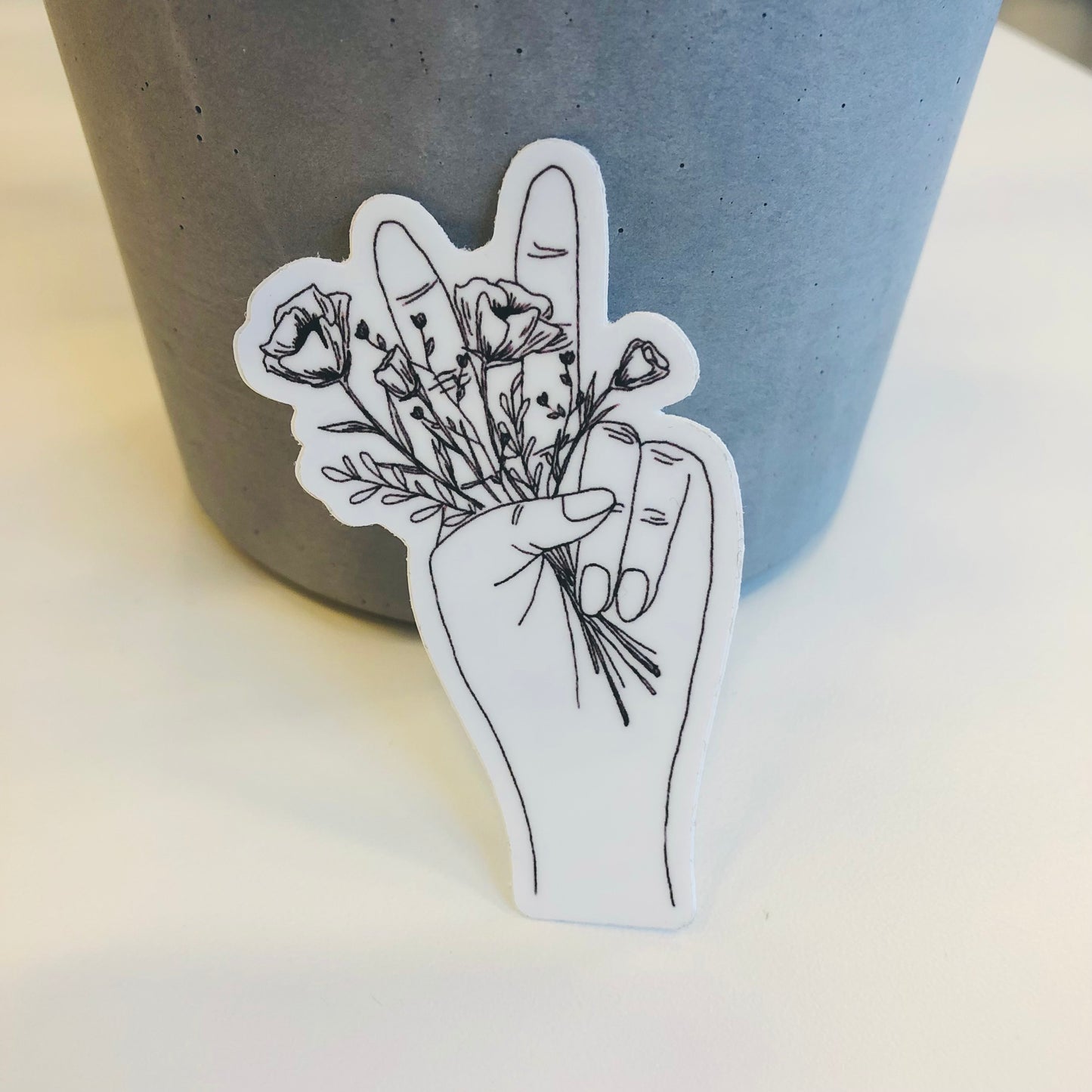 Floral Peace Sticker