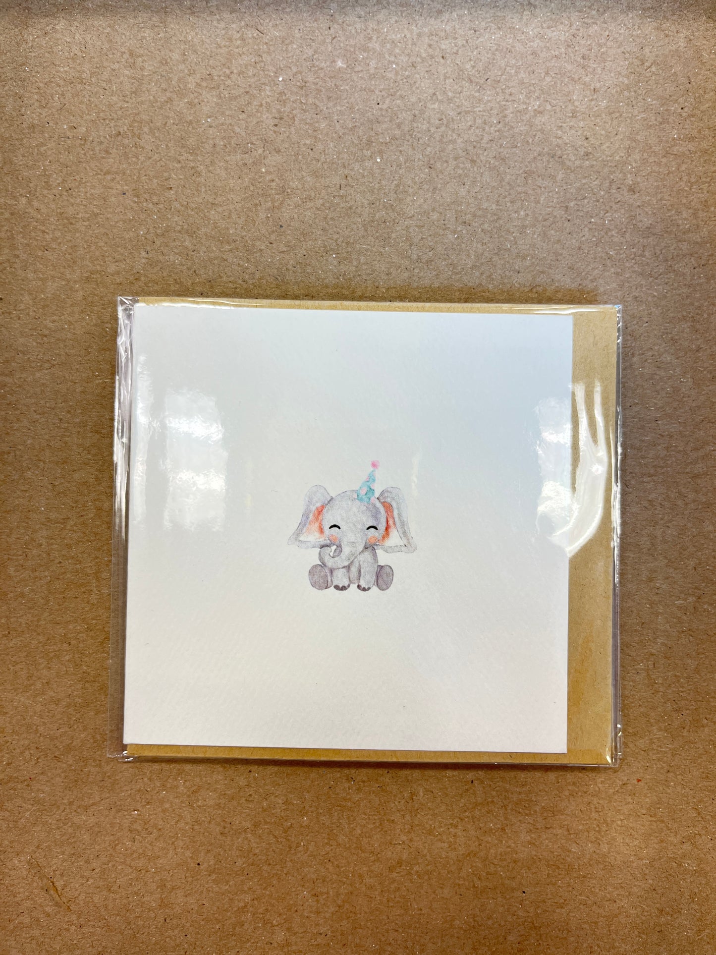 Elephant Birthday Mini Card