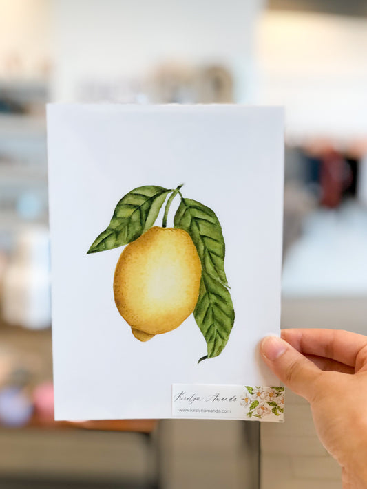 Lemon Print