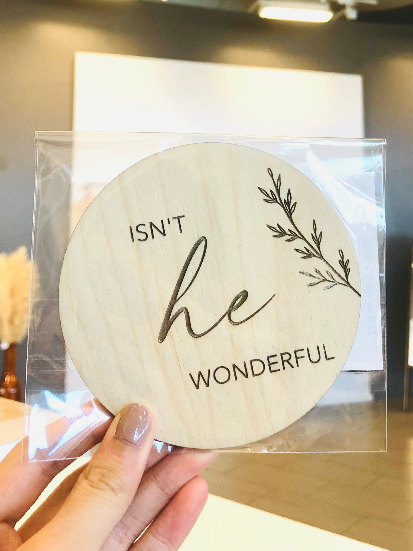 Isn't She Lovely, Isn't He Wonderful Wooden Sign