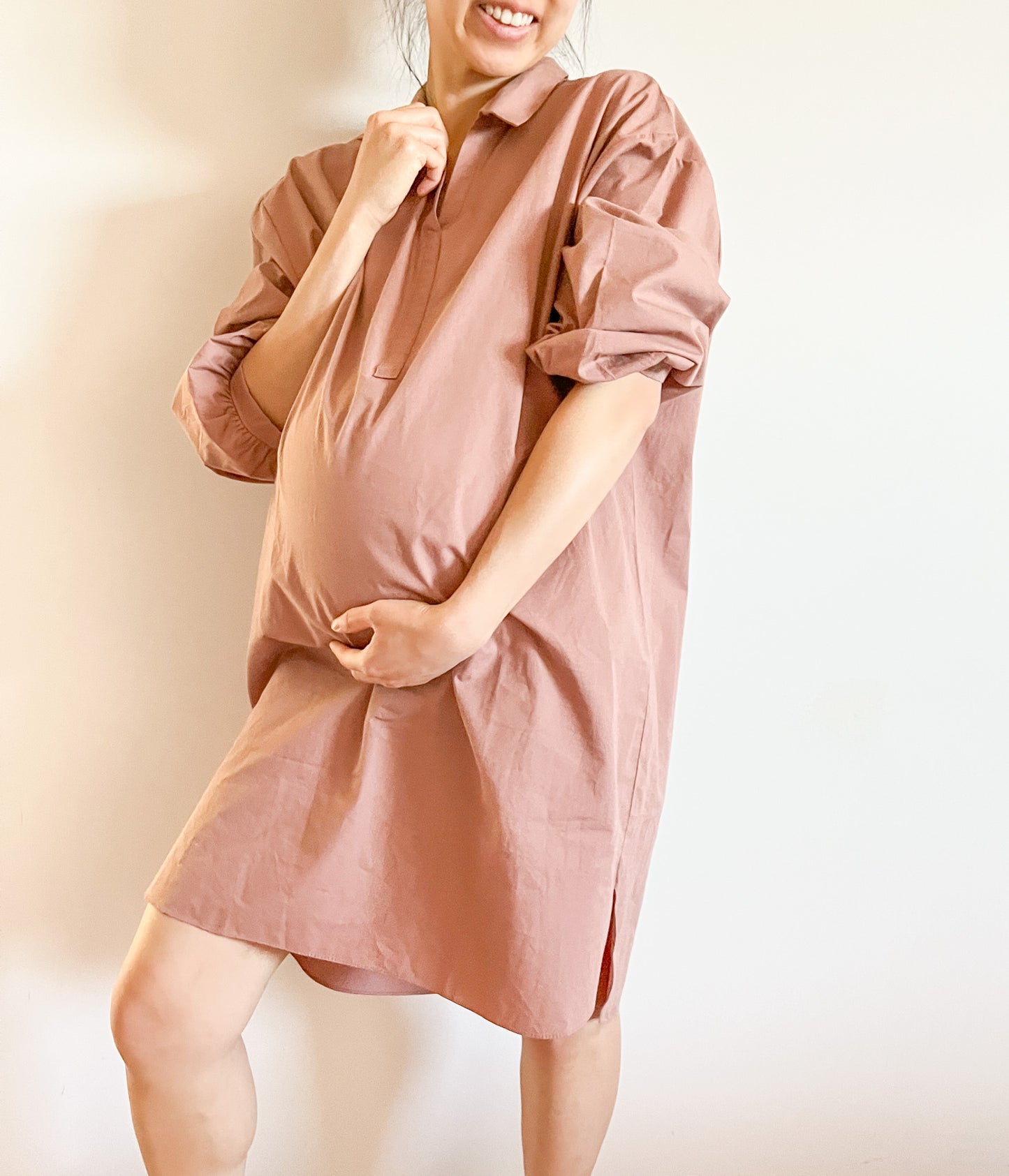 Rose Tunic Shirt Dress