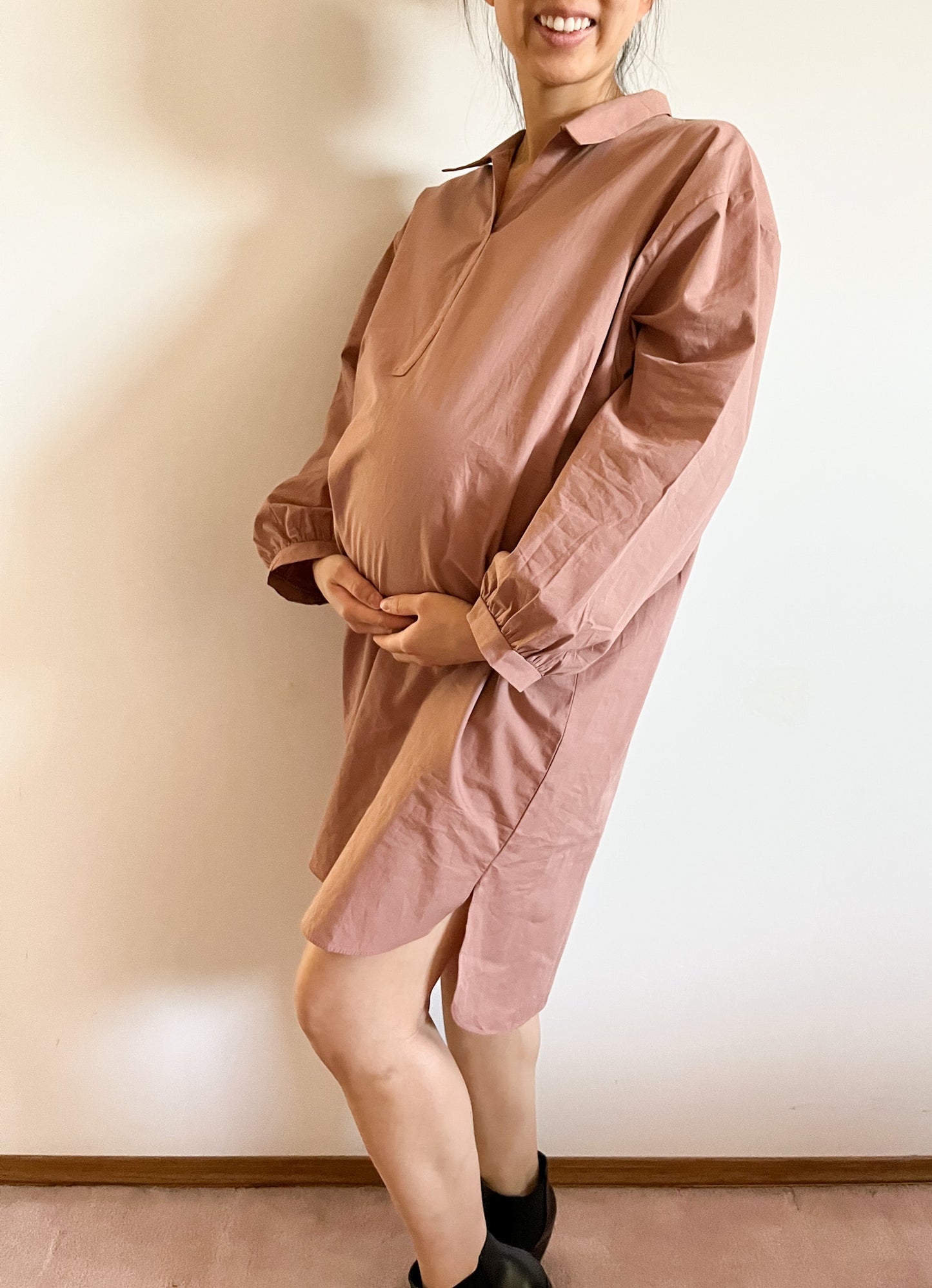 Rose Tunic Shirt Dress
