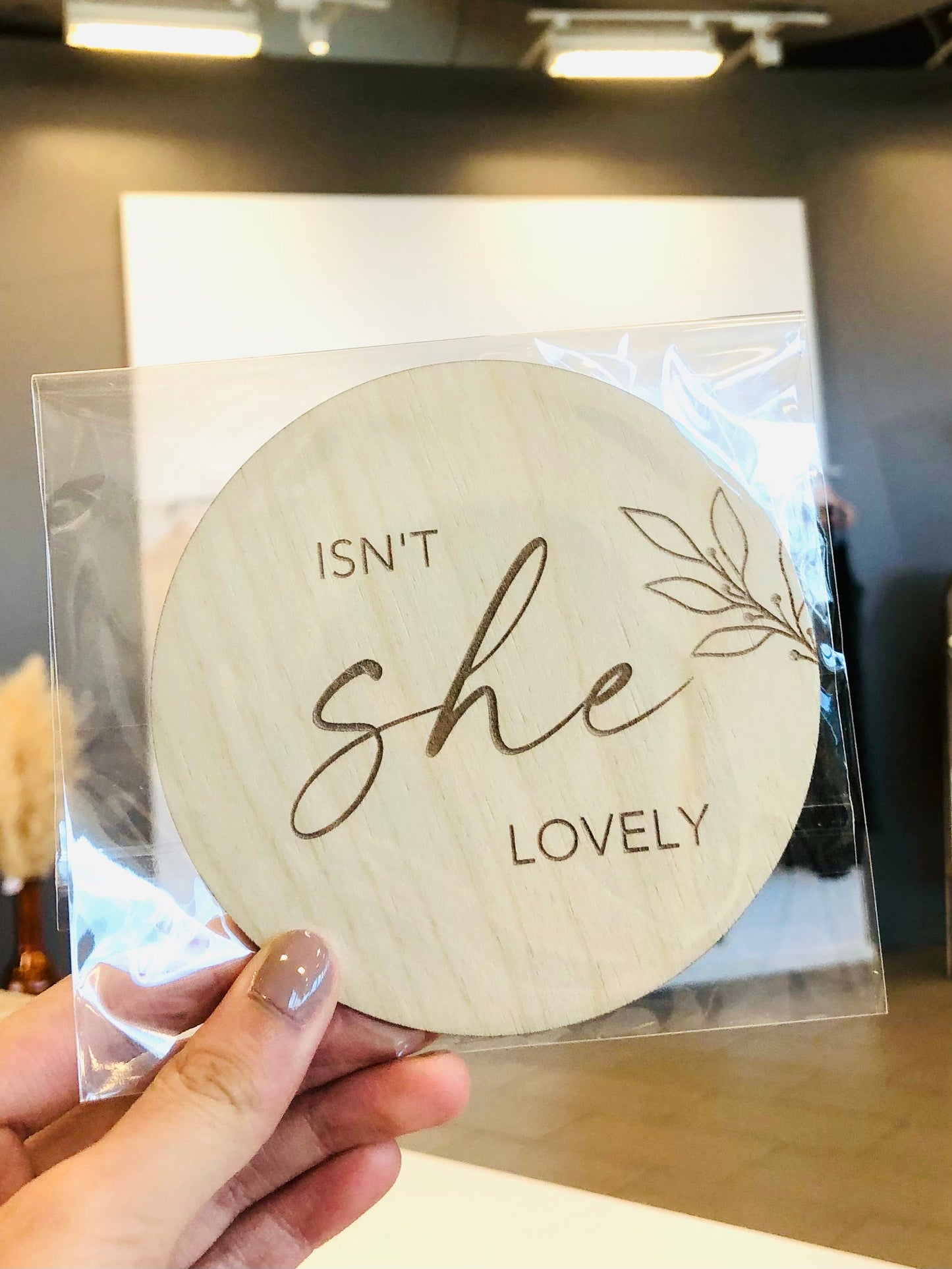 Isn't She Lovely, Isn't He Wonderful Wooden Sign